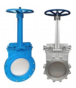 刀型閘閥 PZ73X—10R  DN100 PN10（配反法蘭、